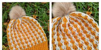 Hayride Beanie Hat Free Knitting Pattern