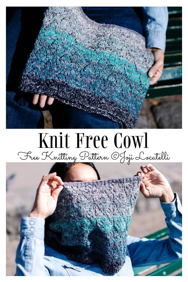 Knit Free Cowl Free Knitting Pattern