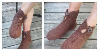 One Piece Mystery Slippers Free Knitting Pattern