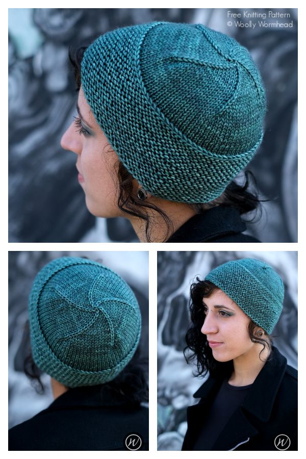 PentaCap Hat Free Knitting Pattern
