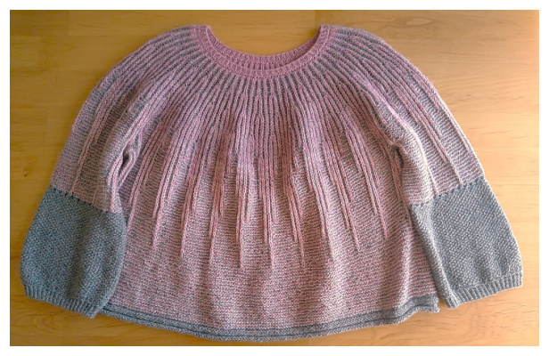Brioche Knit Pullover Sweater Free Knitting Pattern