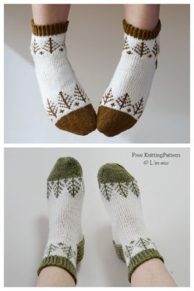 Christmas Socks Free Knitting Patterns - Knitting Pattern