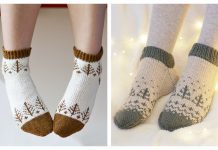 Christmas Socks Free Knitting Patterns