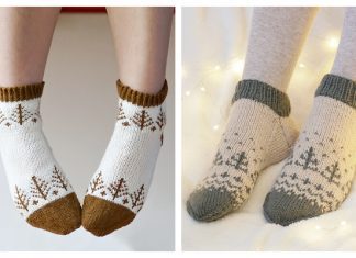 Christmas Socks Free Knitting Patterns