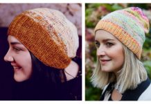 Scrappy Ribbed Hat Free Knitting Patterns