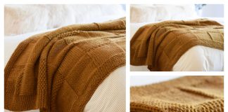 Seamless Quilt Blanket Free Knitting Pattern