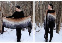 Shadow Ridge Shawl Free Knitting Pattern