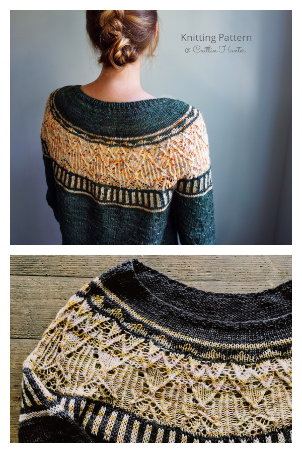 Zweig Pullover Sweater Knitting Pattern