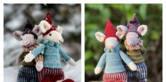 Amigurumi Elf Mouse Free Knitting Pattern