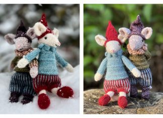 Amigurumi Elf Mouse Free Knitting Pattern