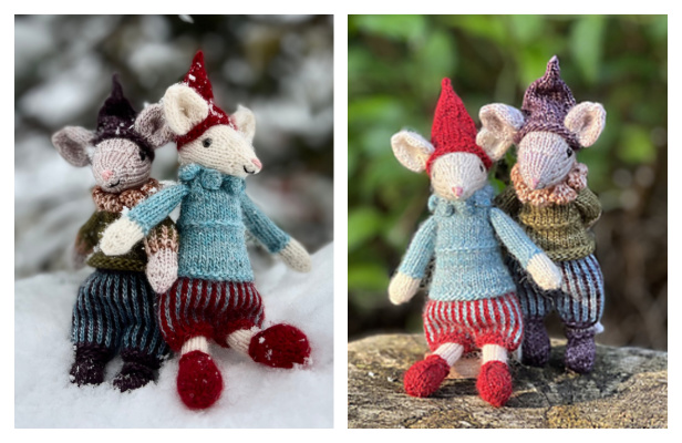 Amigurumi Elf Mouse Free Knitting Pattern