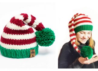 Christmas Elf Hat Free Knitting Patterns
