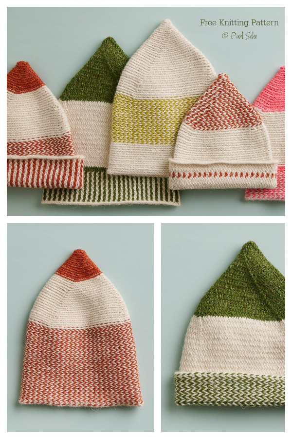 Elfin Hats Free Knitting Patterns