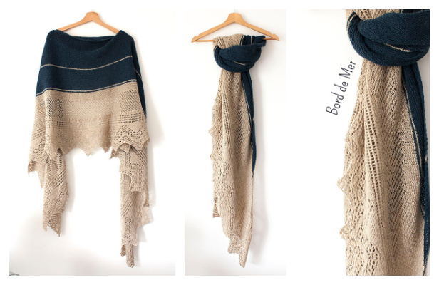 Seaside Shawl Free Knitting Pattern