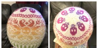 Deathflake Hat Free Knitting Pattern