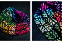 Faded Glass Infinity Cowl Free Knitting Pattern