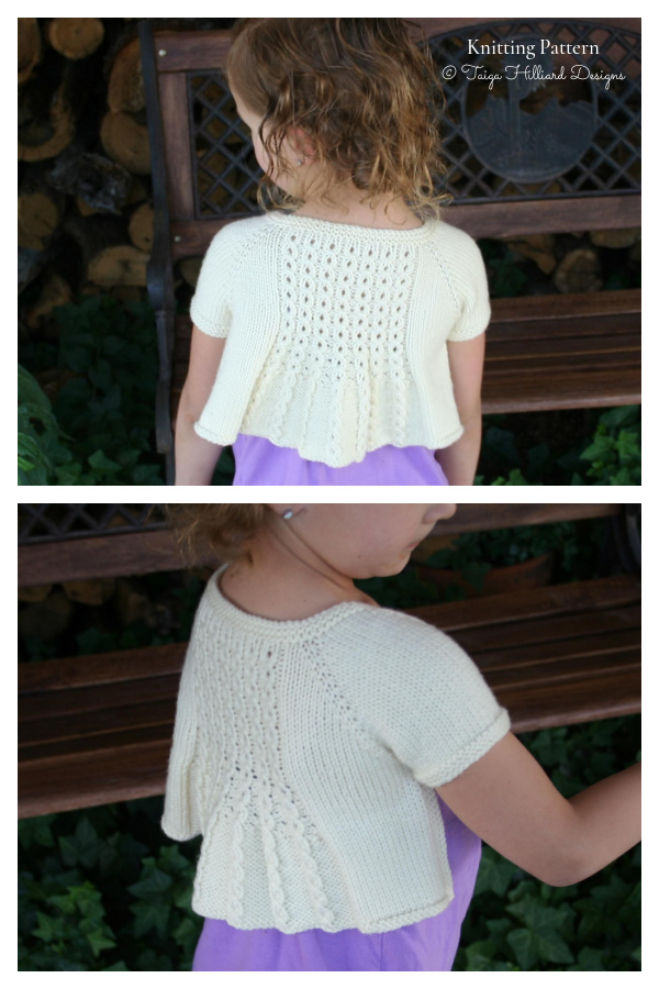 Baby Marian Shrug Knitting Pattern (0-4Y)