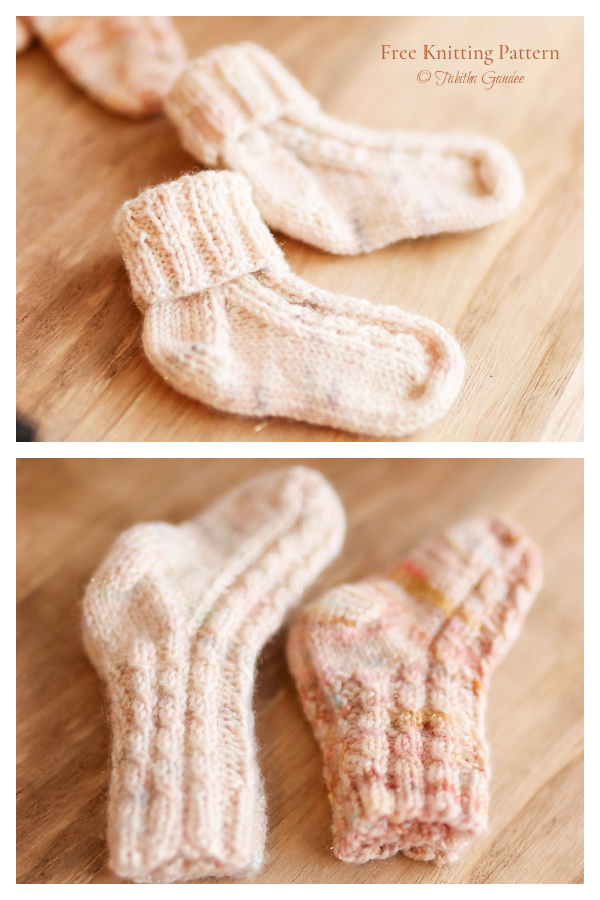 Perfect Newborn Socks Free Knitting Patterns