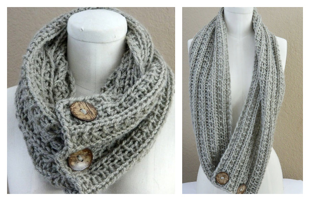 Scrunchable Scarf Free Knitting Pattern