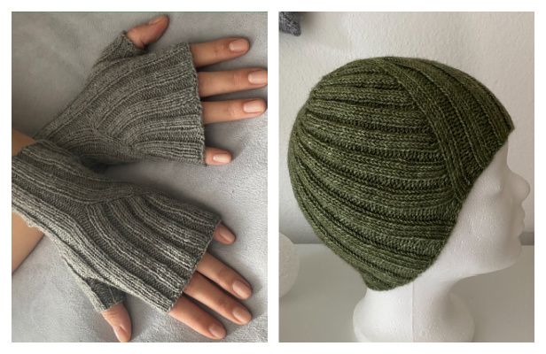 Smith´s Hat Gloves Set Free Knitting Patterns