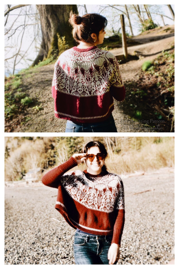 The Witching Hour Pullover Sweater Knitting Pattern