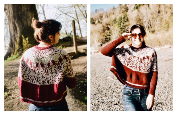 The Witching Hour Pullover Sweater Knitting Pattern