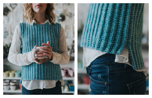Waterrock Sleeveless Top Free Knitting Pattern
