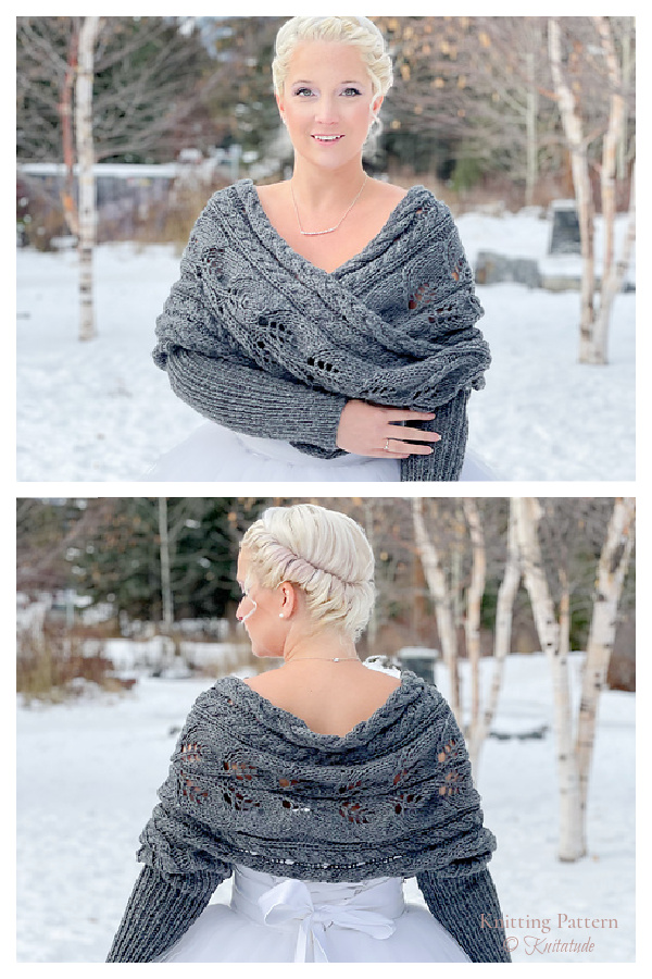 Wrapped Up In Cables Sweater Scarf Knitting Patterns