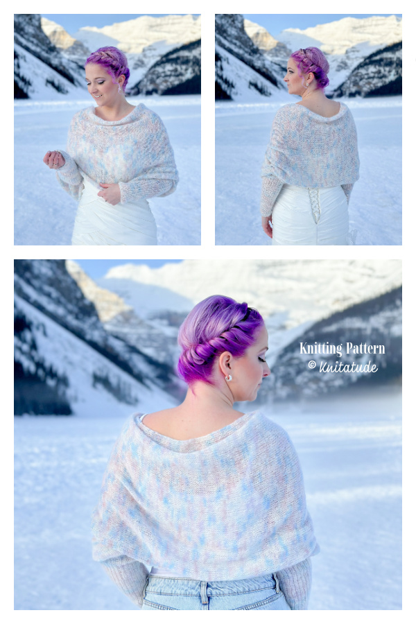 Cloudscape Sweater Scarf Knitting Pattern