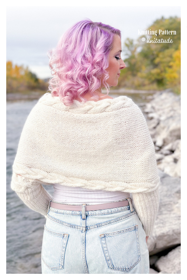 Braided Sweater Scarf Knitting Pattern