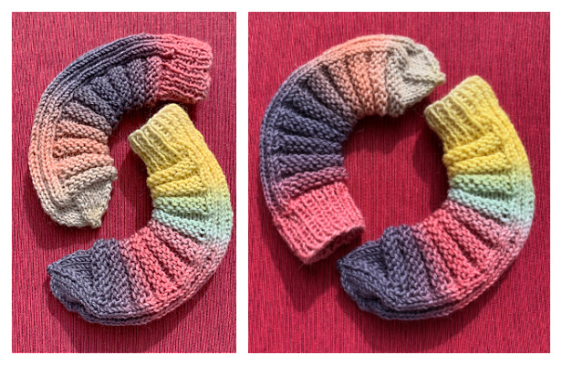 No Heel Banana Socks Free Knitting Pattern - Knitting Pattern