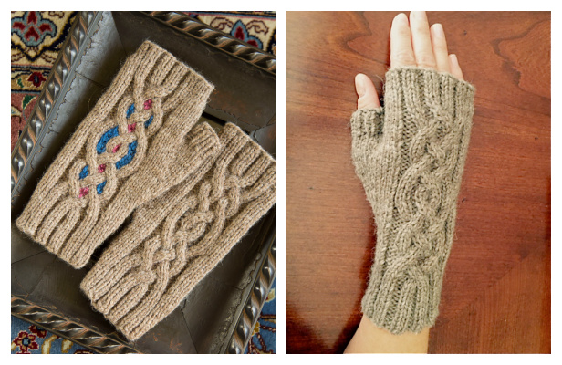 Galloway Fingerless Gloves Free Pattern - Through The Loop Yarn Craft