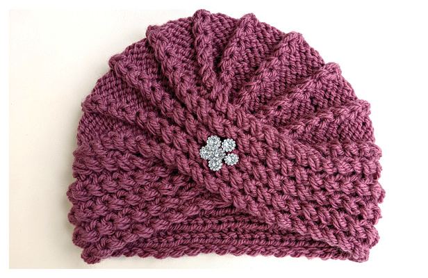 Twisted Turban Hat Free Knitting Pattern + Video