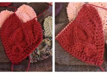 XO Cable Heart Free Knitting Pattern