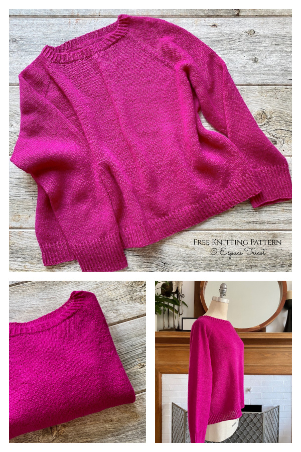 Bright Side Pullover Sweater Free Knitting Pattern
