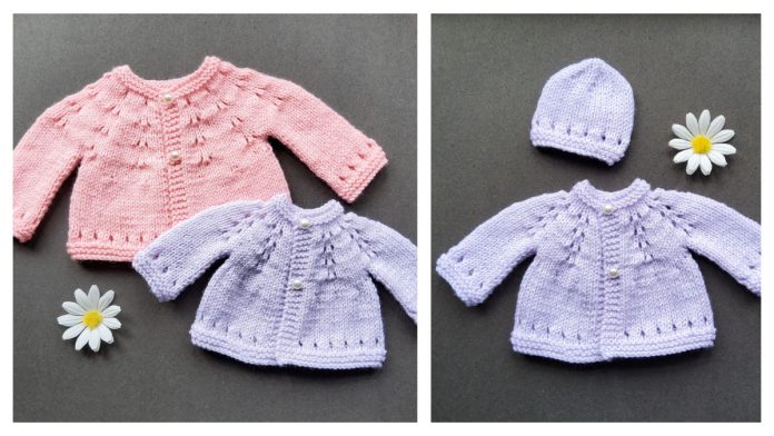 Carla Baby Cardigan Free Knitting Pattern