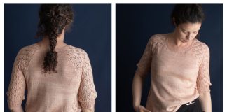 Cercis Tee Top Free Knitting Pattern