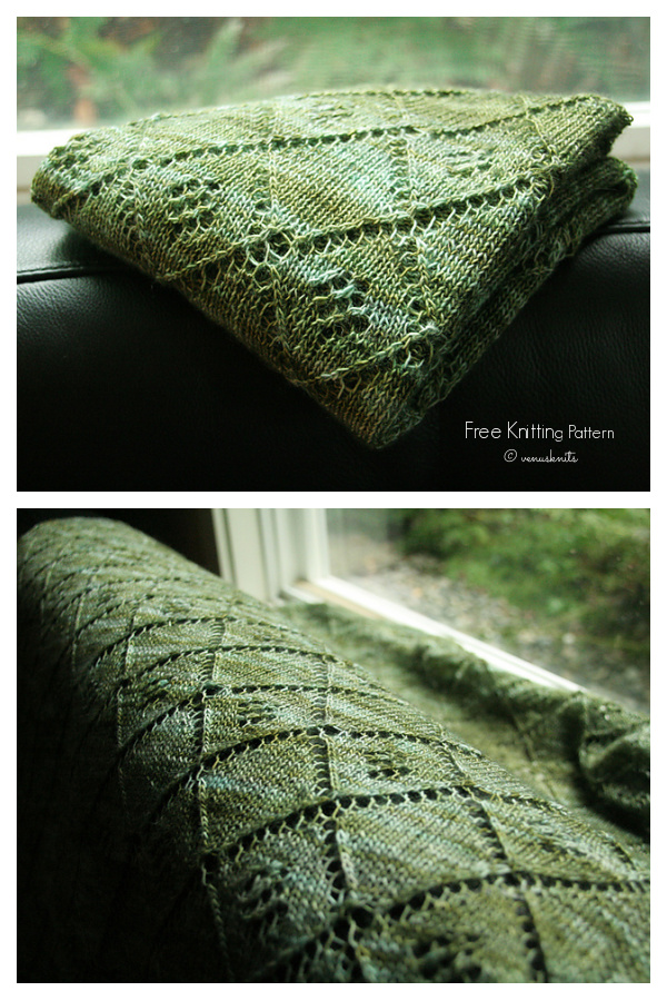 Chocolate Parfait Baby Blanket Free Knitting Pattern