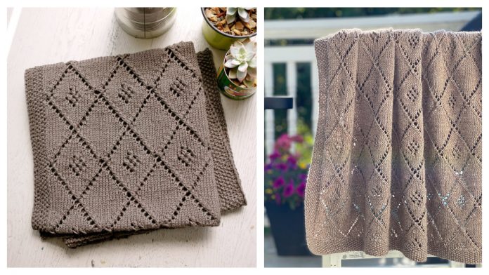 Chocolate Parfait Baby Blanket Free Knitting Pattern