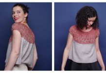 Kentia Tee Top Free Knitting Pattern