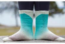 Miter Joint Socks Free Knitting Pattern