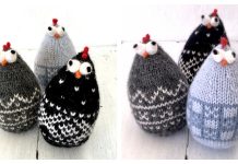 Norwegian Easter Chickens Knitting Pattern