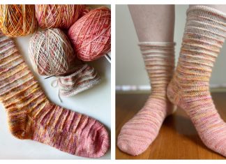 Scrunch Sock Free Knitting Pattern 