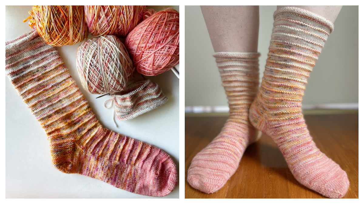 Scrunch Sock Free Knitting Pattern - Knitting Pattern