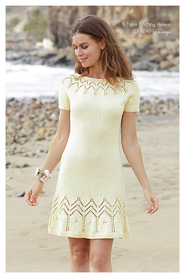 Women Summer Sun Dress Free Knitting Patterns