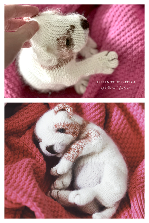Amigurumi New Born Puppy Free Knitting Pattern