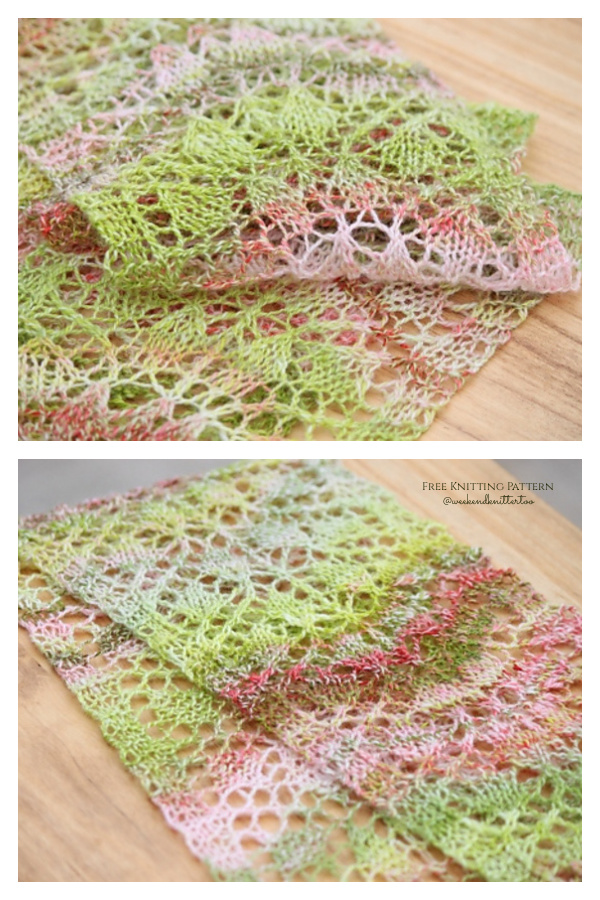 Branching Out Lace Scarf Free Knitting Pattern