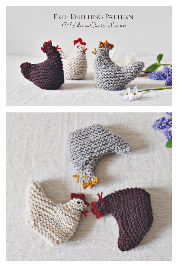 Chubby Little Hen Free Knitting Pattern
