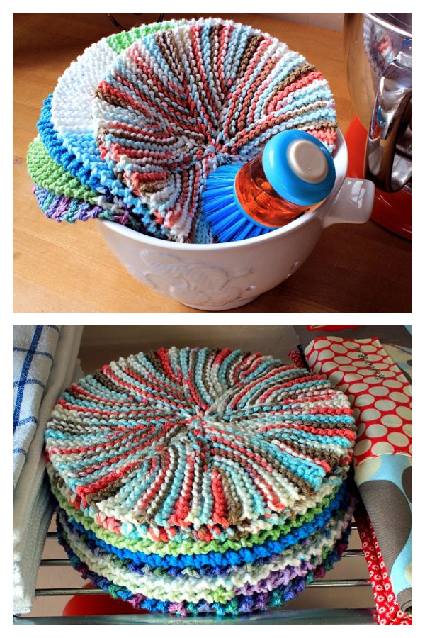 Crazy Eights Dishcloths Knitting Patterns 