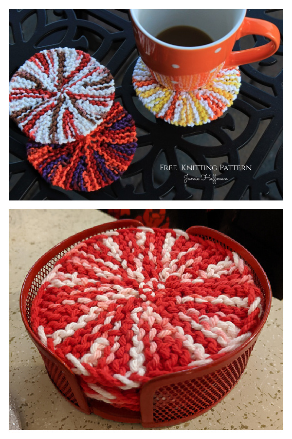 Mini Crazy Eights Dishcloths Free Knitting Patterns 